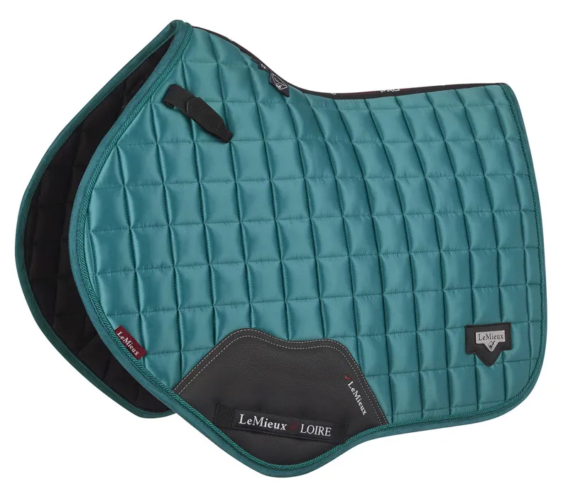 LeMieux Loire Classic Satin Close Contact Saddle Pad in Peacock